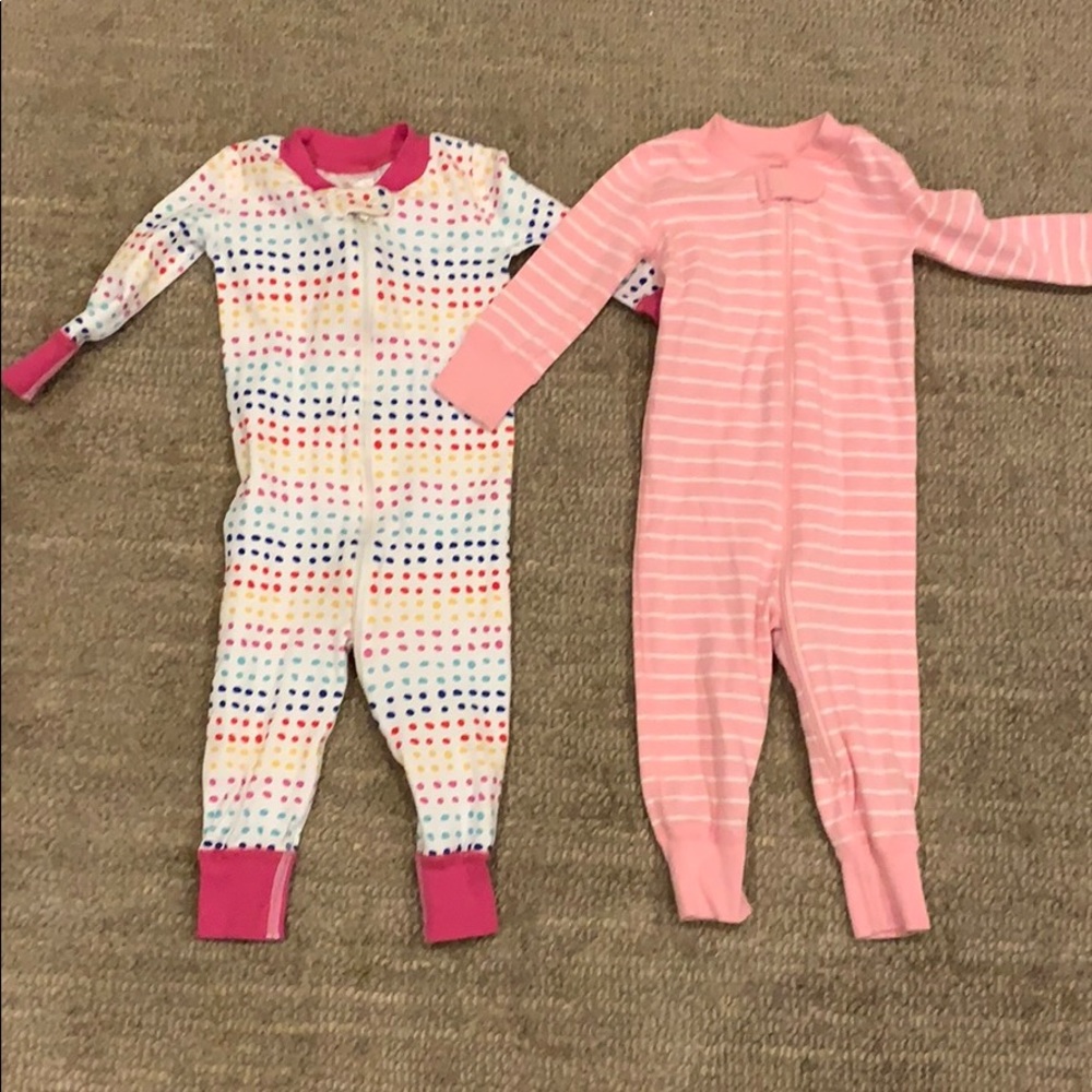 Hanna Andersson pjs baby girl 100% organic cotton